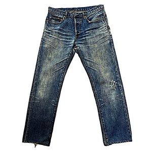 Authentic Dior Homme Claw Rip Distressed Denim